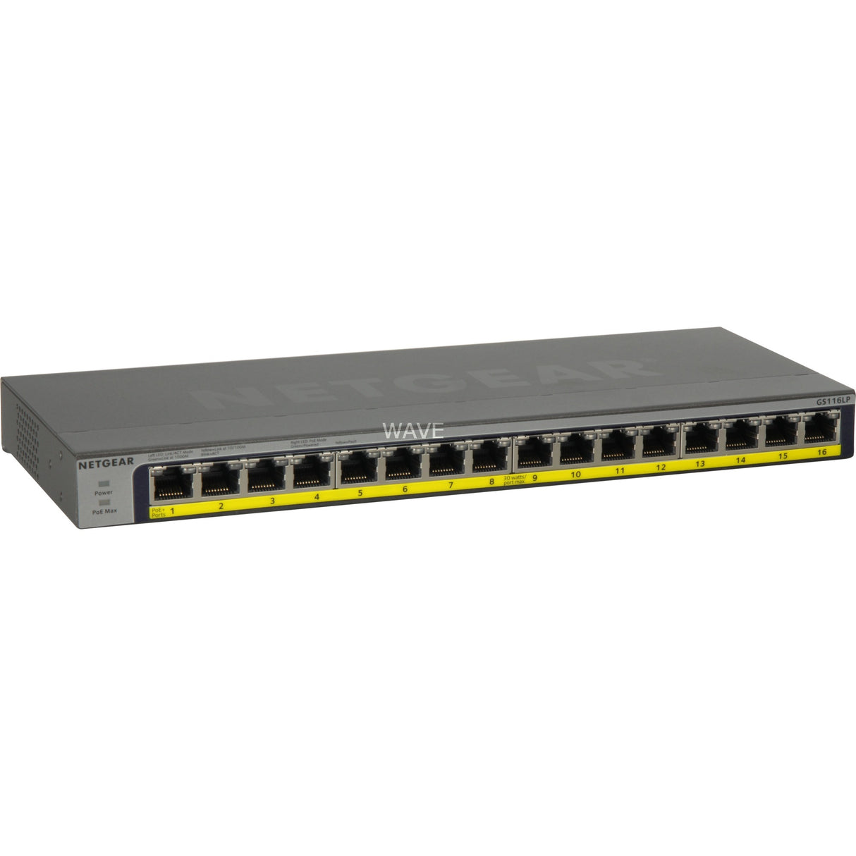 Netgear GS116LP Commutateur non géré PoE PoE+ Gigabit Ethernet à 16 ports