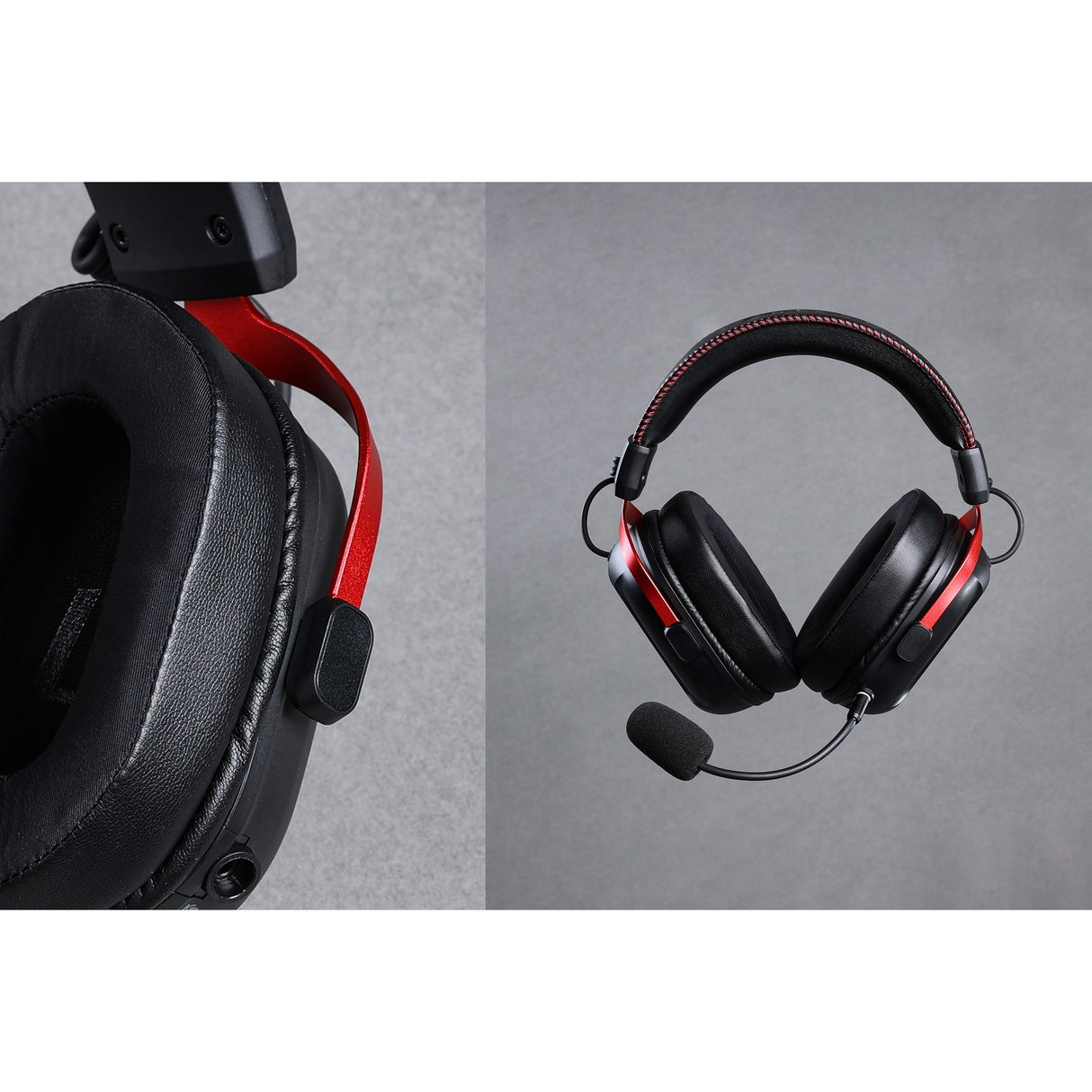 Casque de jeu supra-auriculaire sans fil Mchose s9 pro (noir rouge, ordinateur portable, smartphone, commutateur Playstation, Bluetooth filaire type-c 2,4 g)