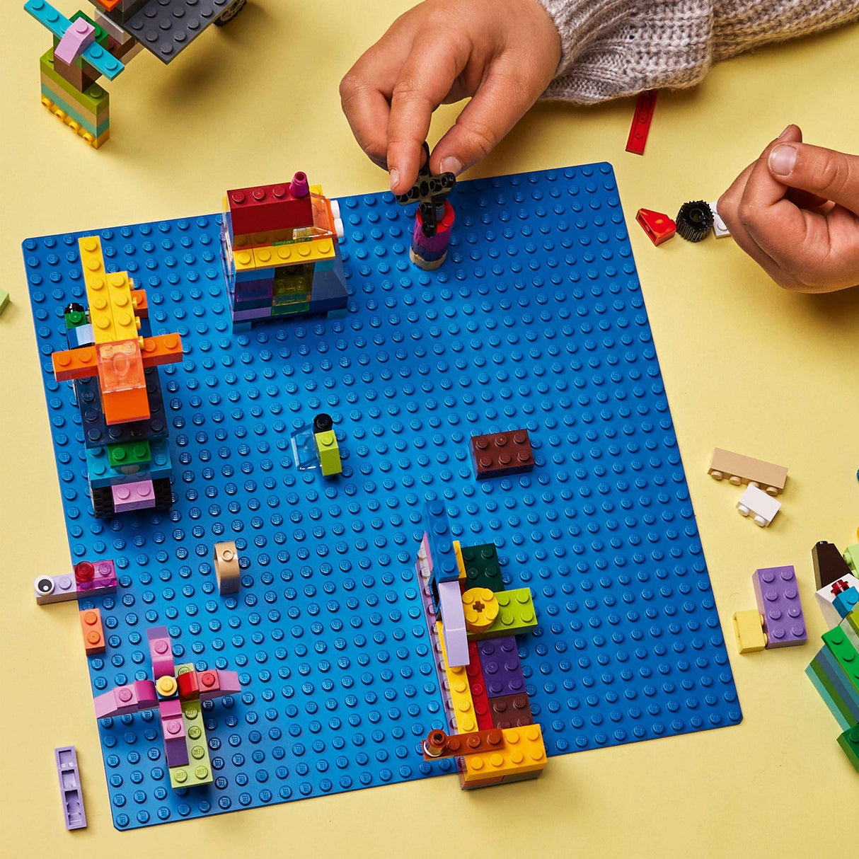 Plaque de construction Lego classique bleue - 11025