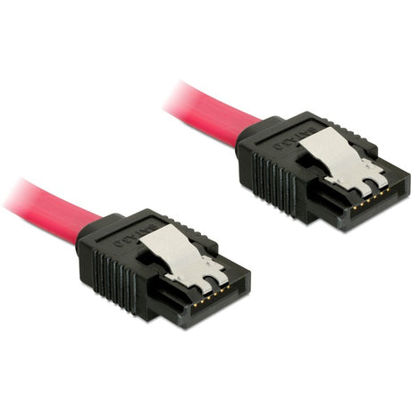 Câble SATA Delock (rouge, 0,1 mètre, 6 Go, droit)