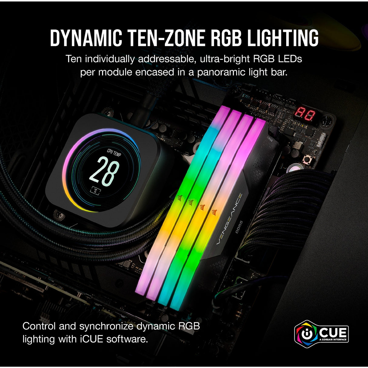 Kit Corsair Corsair 32 Go DDR5-6000