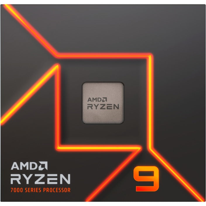 Processeur AMD Ryzen 9 7900x, 4,7 GHz (5,6 GHz Turbo Boost) socket AM5 (débloqué, en boîte)