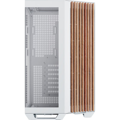 Boîtier tour midi Apnx v1-w-wt-v1 (couleur bois blanc | 2x USB-A | 1x USB-C | fenêtre)