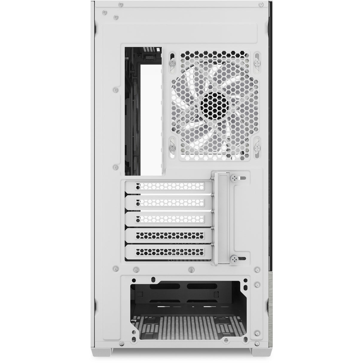 Boîtier mini tour Sharkoon mk7 argb (blanc | 2x USB-A | 1x USB-C | RVB | verre trempé)