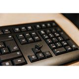Cherry kw 3000, clavier (noir, disposition européenne (qwerty), dôme en caoutchouc, 2,4 GHz)