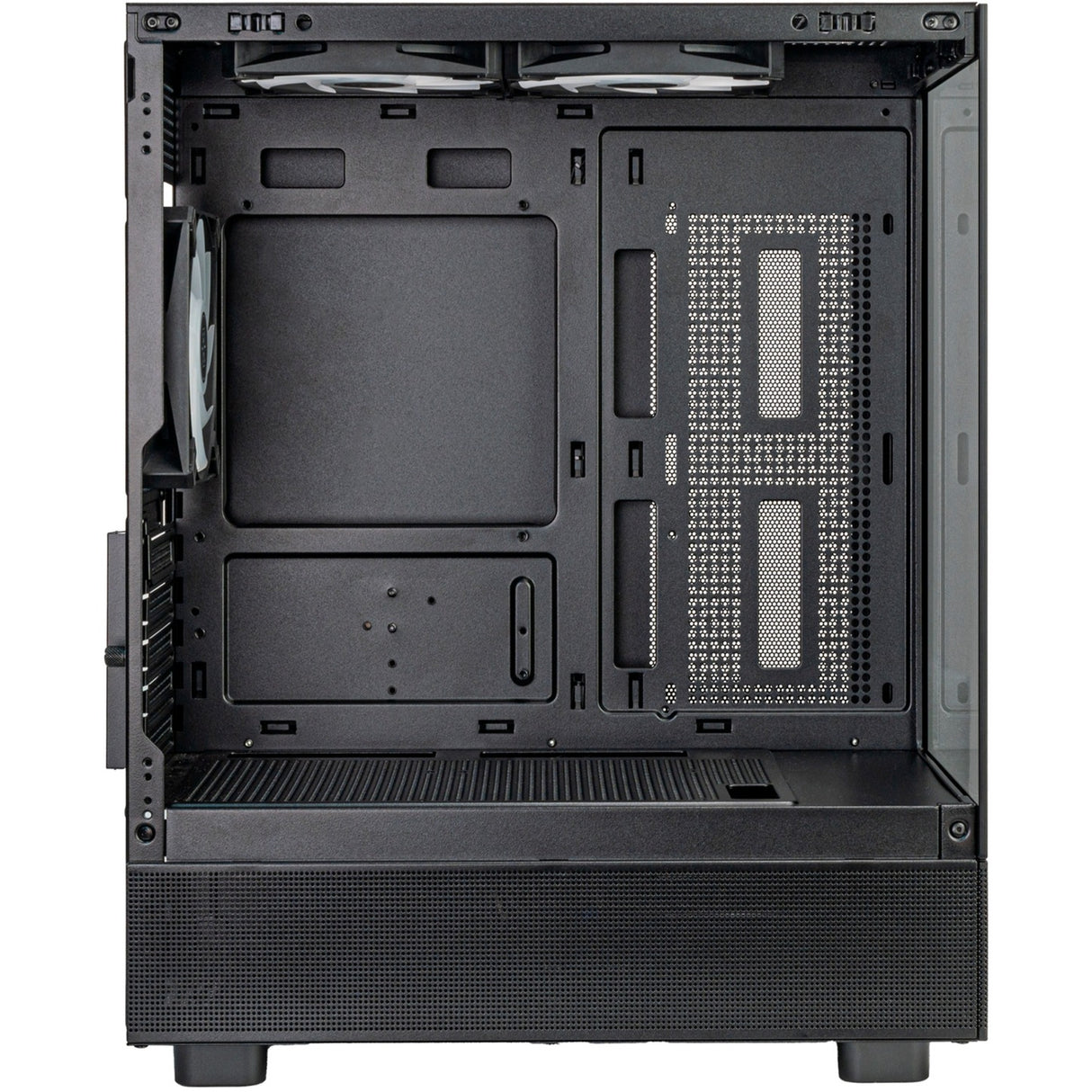 Boîtier mini tour Silverstone lucid 04 (noir | 2x USB-A | 1x USB-C | RVB | verre trempé)