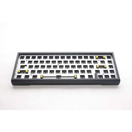 Ducky projectd tinker 65 avec qmk via clavier mécanique RVB (noir, disposition américaine (qwerty), 65 %, barebone. LED RVB, échangeable à chaud, montage sur joint)