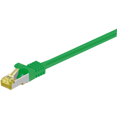 Goobay câble réseau rj-45 cat.6a s ftp (pimf), avec cat.7 (vert, 2 mètres)
