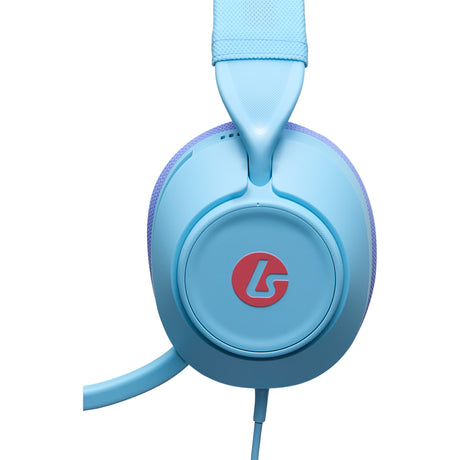 Powera Lucidsound LS10 Casque de jeu filaire – Casque de jeu supra-auriculaire Ocean Waves (bleu clair violet, Playstation 5, Playstation 4, Xbox Series