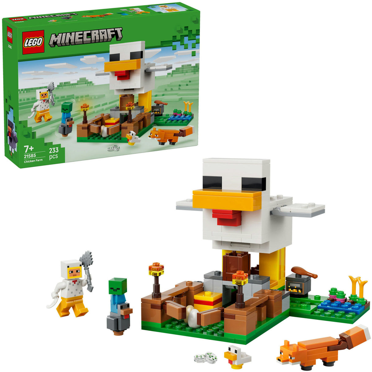 Lego minecraft animaux de la ferme de poulet jouets pour enfants - 21585