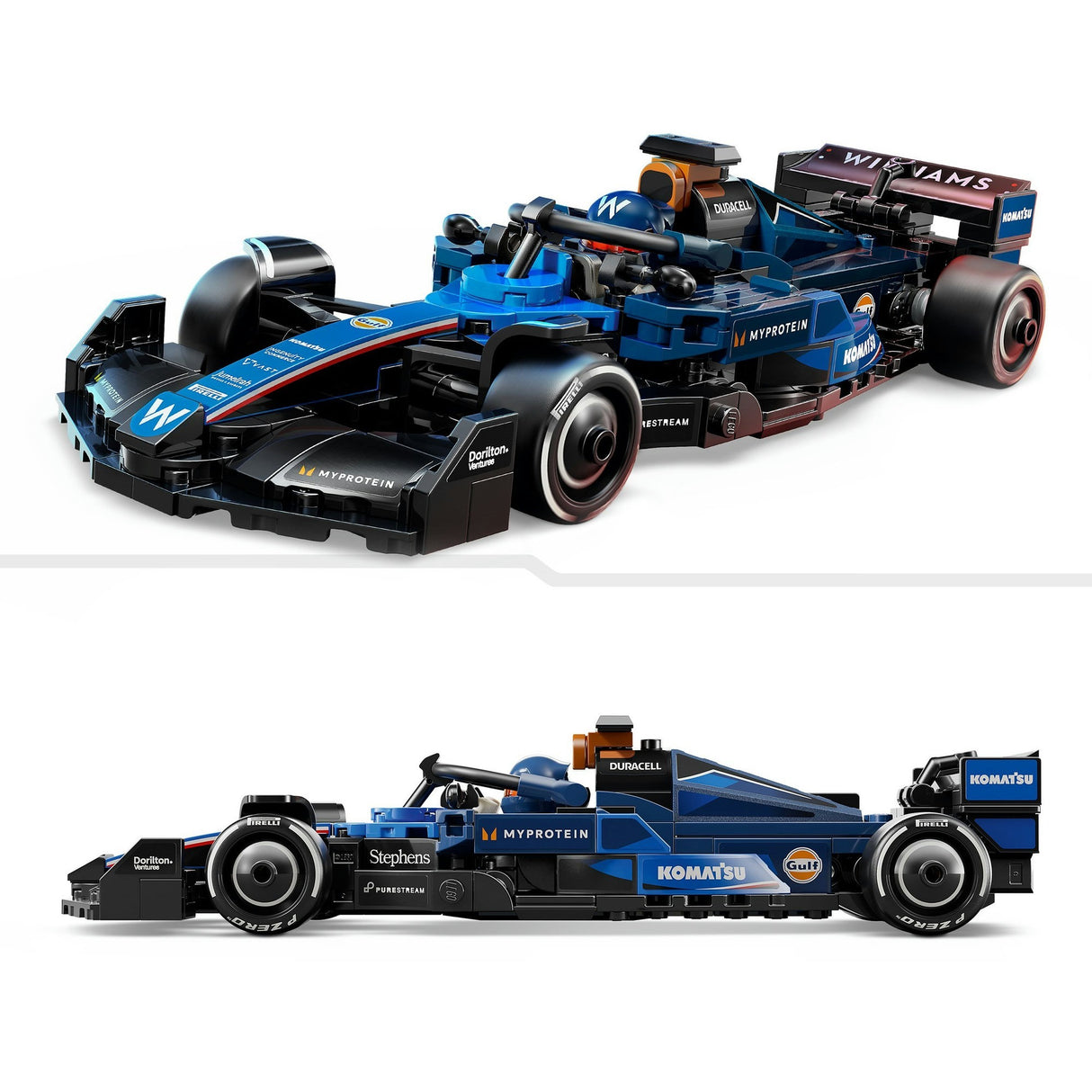 Lego Speed Champions 77249 Voiture de course Williams Racing FW46 F1