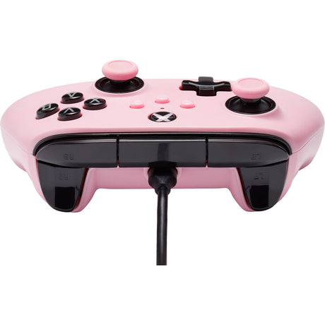 Manette filaire Powera pour Xbox Series X|s (rose, Xbox Series X|s, Xbox One, PC)