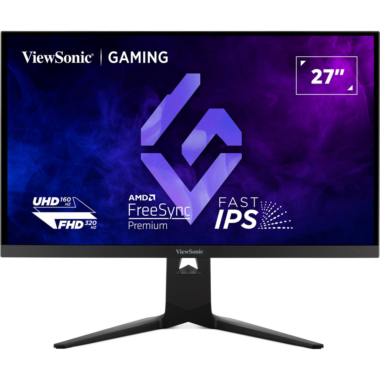 Viewsonic xg275d1-4k moniteur de jeu bimode 27 (noir, 2x HDMI, 1x port d'affichage, USB-C, 160 Hz)