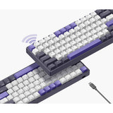 IQUnix F97 Clavier mécanique sans fil Lavandin