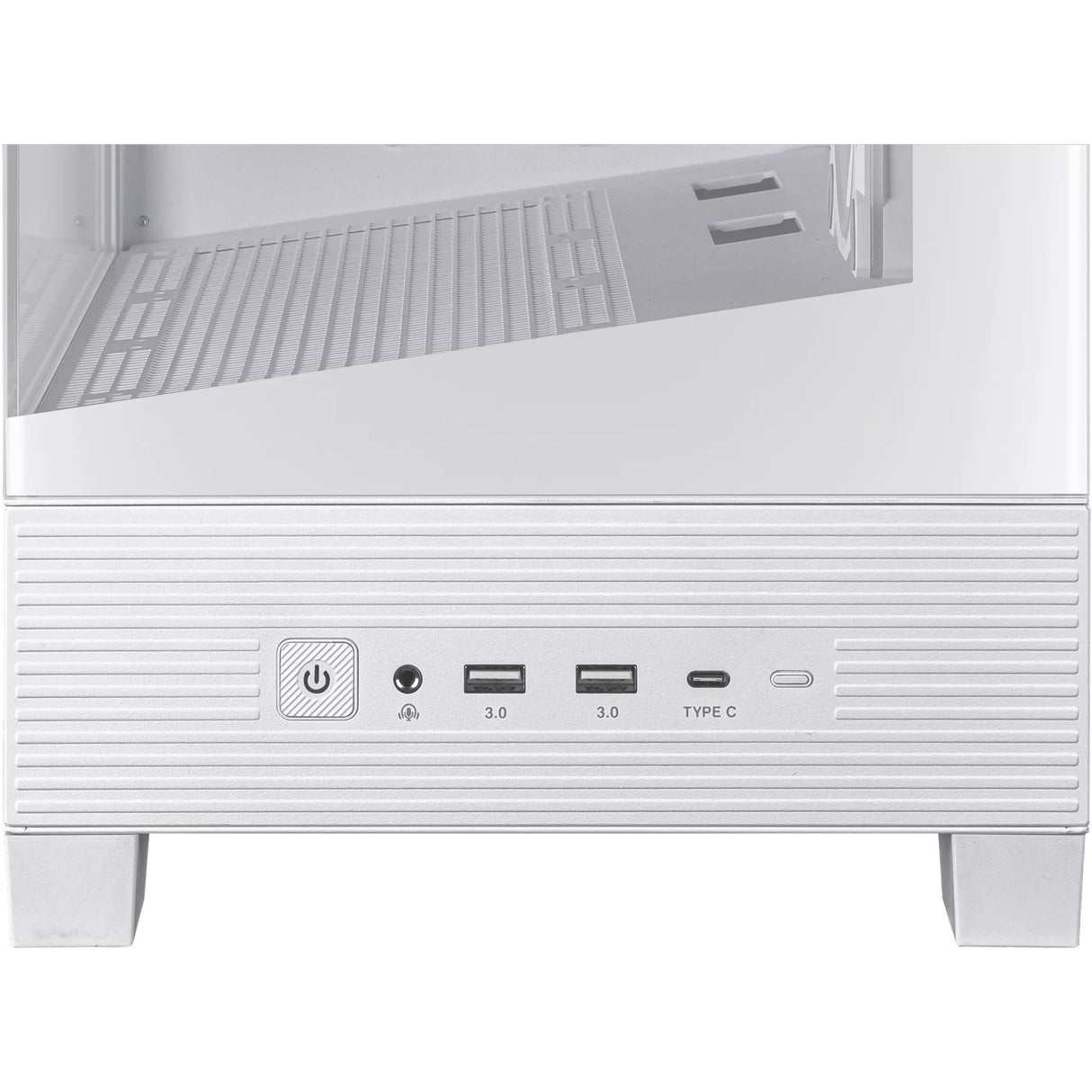 Boîtier tour midi Asus a31 plus (blanc | 2x USB-A | 2x USB-C | verre trempé)