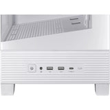 Boîtier tour midi Asus a31 plus (blanc | 2x USB-A | 2x USB-C | verre trempé)