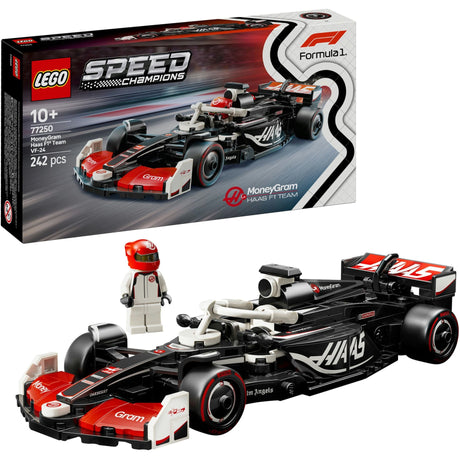 Lego Speed Champions 77250 Moneygram Hare F1 Team VF-24 Voiture de course