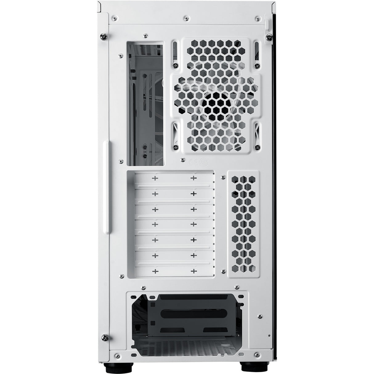 Boîtier tour midi Cooler master masterbox 600 (blanc | 2x USB-A | 1x USB-C | RGB | verre trempé)