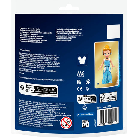 Lego 30695 sac princesse disney mini château de jardin de Cendrillon