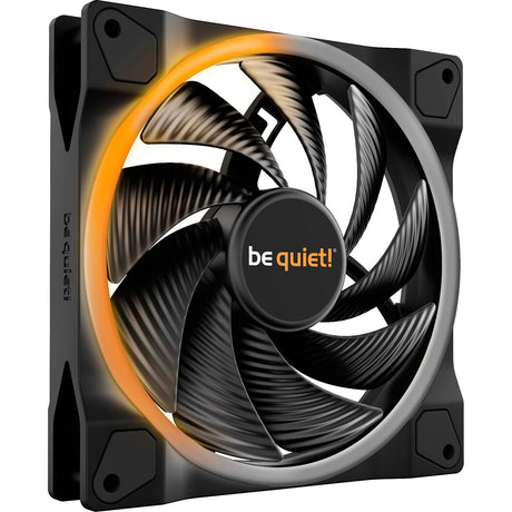 Soyez silencieux! Light Wings PWM Ventilateur de boîtier RVB haute vitesse (noir, 140 x 140 x 25 mm)