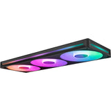 Nzxt f420 rgb core ventilateurs de boîtier (noir, 3 pièces, 420 x 140 x 26 mm)