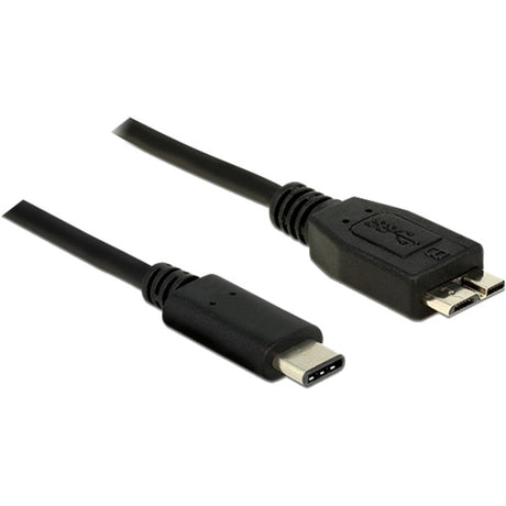 Delock Câble micro-USB USB-C 3.1 > USB 3.1 (noir, 1 mètre, USB 3.1 gen 2)
