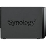 Synology diskstation ds225+ nas (noir, 1x LAN 1 Go, 1x LAN 2,5 Go, 2x USB 3.2 gen 1)