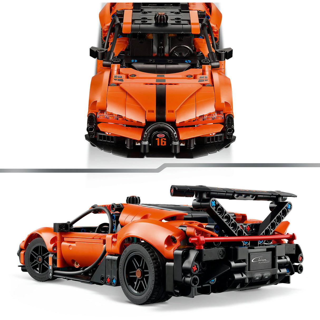 Lego technic 42222 bugatti chiron hypercar pur sport