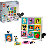 Lego Disney - 100 ans de figurines d'animation Disney, jouets de construction (43221)
