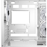 Boîtier mini tour Sharkoon mk6 rgb (blanc | 2x usb-a | 1x usb-c | rgb | verre trempé)