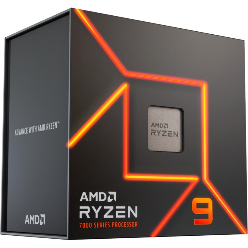 Processeur AMD Ryzen 9 7900x, 4,7 GHz (5,6 GHz Turbo Boost) socket AM5 (débloqué, en boîte)