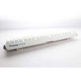 Clavier mécanique RVB blanc pur classique Ducky One 3 (blanc, disposition américaine (qwerty), cerise mx speed silver, 100 %, LED RVB, pbt double-shot, remplaçable à chaud, mécanique charlatan)