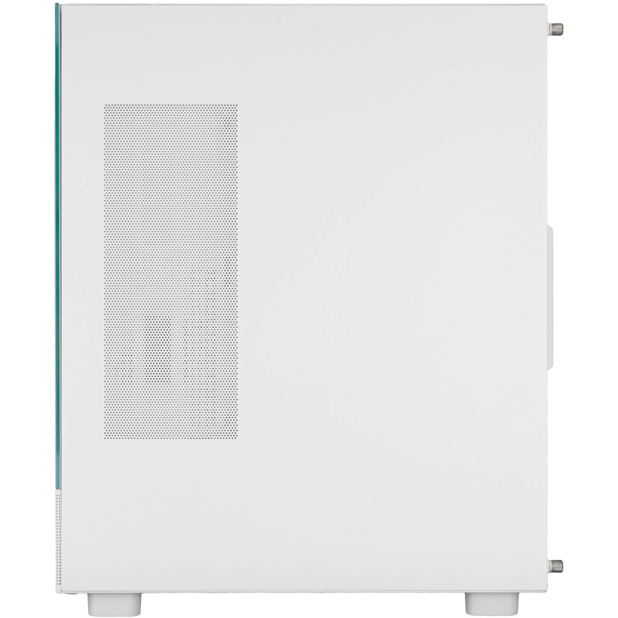 Boîtier mini tour Silverstone lucid 04 (blanc | 2x USB-A | 1x USB-C | RVB | verre trempé)