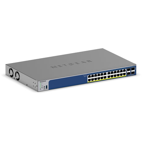 Switch intelligent Netgear Gigabit Poe+ 24 ports avec 4 ports SFP+ (gris, 10 g, gestion intelligente)