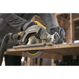 Scie circulaire Stanley fatmax v20 18v scie circulaire à main 190mm (noir jaune, batterie et chargeur inclus, avec étui)