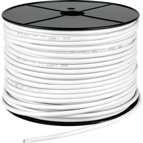 Goobay câble réseau rj-45 sf utp avec cat.5e (gris, 100 mètres, rouleau de câble, flexible)