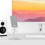 Microphone élite capsule Nzxt (blanc, rgb, usb-c)