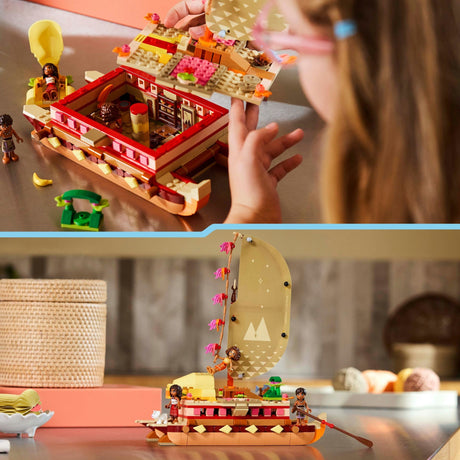 Lego Disney Princess 43270 Le canoë d'aventure de Vaiana