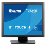 Iiyama prolite t1731sr-b2s 17 touchscreen monitor (zwart, vga, hdmi, displayport, audio, touch)