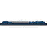 Clavier mécanique Montech mkey pro freedom rgb (bleu foncé, disposition américaine (qwerty), gateron g pro marron, 75 %, remplaçable à chaud, rgb, double-shot pbt, usb-c | 2,4 ghz | bluetooth 5.2)