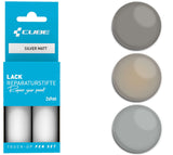 Set de stylos de retouche Cube argent mat