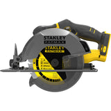 Scie circulaire manuelle Stanley fatmax v20 18v (noir jaune, batterie et chargeur non inclus)