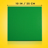 Plaque de construction Green Lego Classic 11023