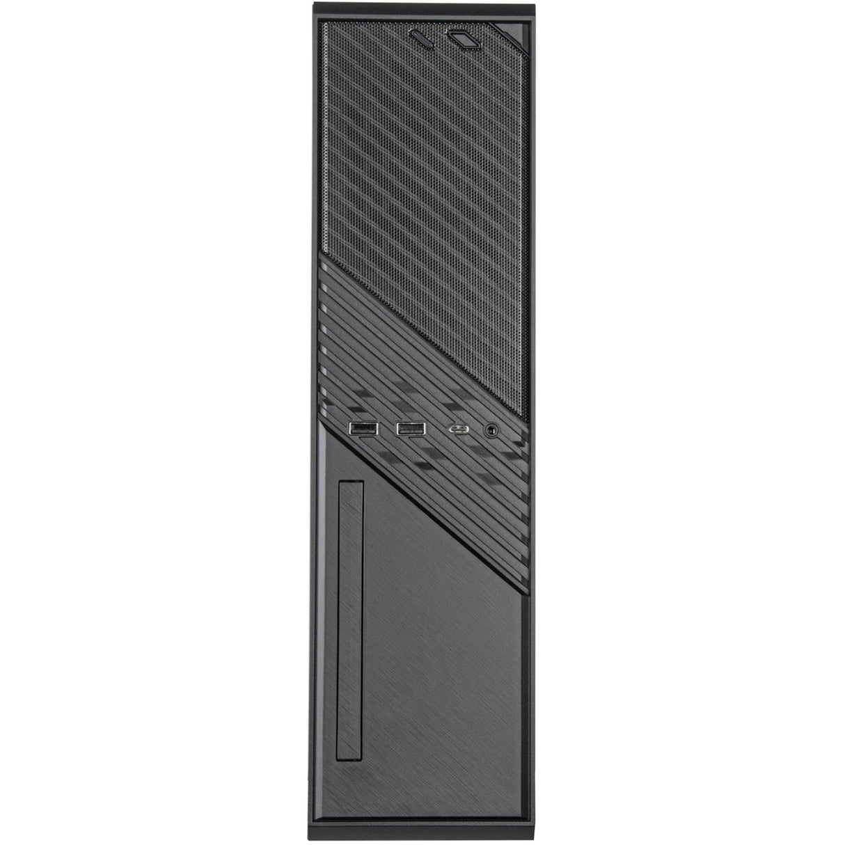 Boîtier mini tour Silverstone milo 12 (noir | 2x USB-A | 1x USB-C)