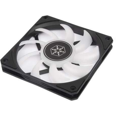 Silverstone air slimmer 120 argb ventilateur de boîtier (noir, 120 x 120 x 15 mm, pwm)
