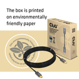 Club 3D Câble unidirectionnel certifié AOC HDMI 2.1 ultra haut débit mâle-mâle (noir, 10 mètres, 4K 120 Hz, 8K 60 Hz, 48 Gbit/s)