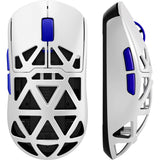 Souris de jeu sans fil Mchose ax5 pro, alliage de magnésium (blanc, jusqu'à 26 000 dpi, Bluetooth USB-C 2,4 GHz)