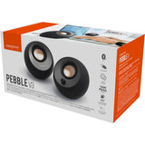 Enceinte PC Creative Pebble V3 (noir, Bluetooth, USB-C, Aux)