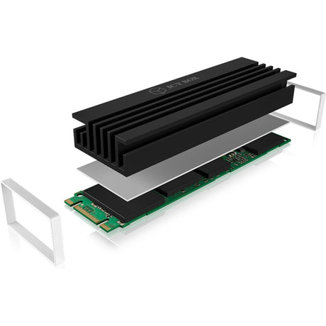 Dissipateur thermique Icy box ib-m2hs-70 (noir, prend en charge le SSD m.2 2280)