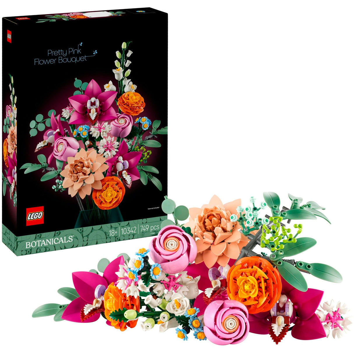 Lego botaniques 10342 bouquet rose